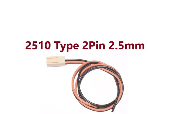 ‫سیم اتصال,جامپروایر,جامپر وایر,کابل پین هدر - XH2.54 2 Pin Pitch 2.54mm Wire Cable Connector Male Pl