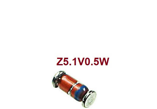 زنر 5.1 ولت   zener 5.1vsmd zener smd 5.1 v