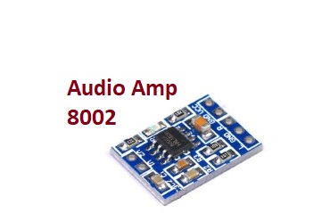 ‫HXJ8002 , HXJ8002, آمپلیفایر 3 وات با باتری لیتیومی,امپلیفایر مونو