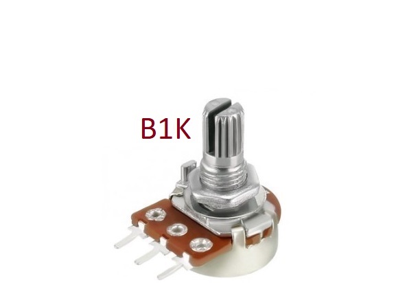 ‫ولوم 1 کیلو ولوم1کیلو 1K Ohm 102 Trimpot Potentiometer / Variable Resistor پتانسیومتر