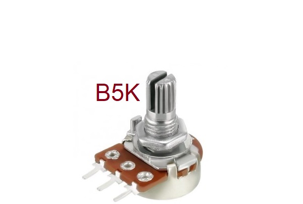 ‫ولوم 5 کیلو ولوم5کیلو 5K Ohm 502 Trimpot Potentiometer / Variable Resistor پتانسیومتر