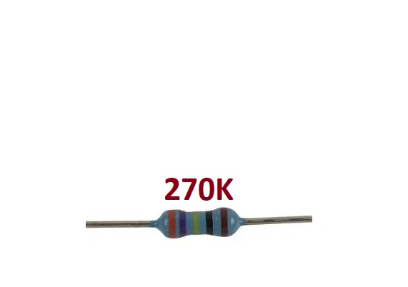 ‫مقاومت270کیلو270ko , 270k, 1/4w, 270k1/4w ,250mw,250 mw