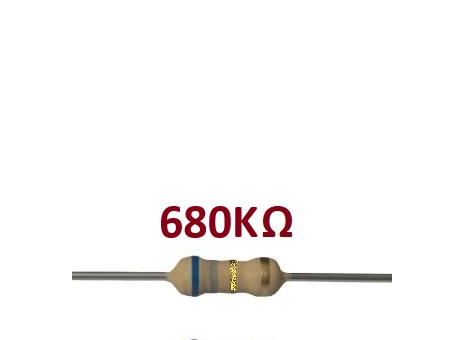 ‫, مقاومت680اهم , 680ohm, 1/4w, 680ohm1/4w ,250mw,250 mw