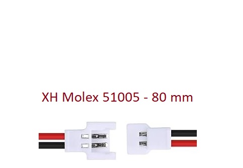 ‫سیم اتصال,جامپروایر,جامپر وایر,کابل پین هدر - XH2.54 2 Pin Pitch 2.54mm Wire Cable Connector Male Pl
