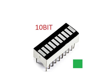 بارگراف قرمز led  20pin ,10bit red led 20pin 10 Segment LED Bar Graph Display red