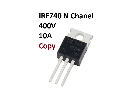 irf 740, mosfet n-chanel nchaneln
