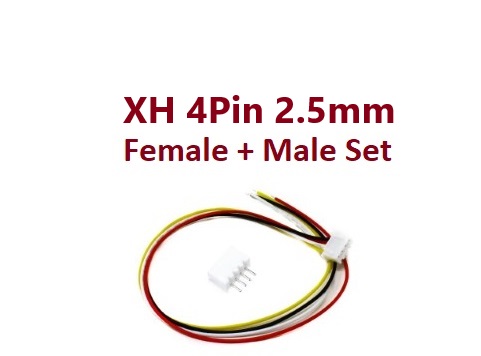 ‫سیم اتصال,جامپروایر,جامپر وایر,کابل پین هدر - XH2.54 2 Pin Pitch 2.54mm Wire Cable Connector Male Pl