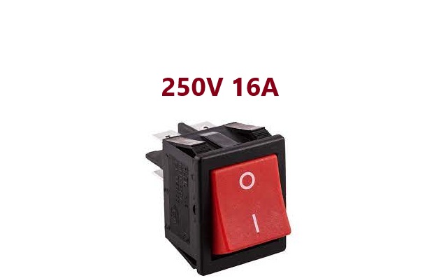 ‫Rocker Switch 6 PIN ON-OFF SPST kcdi , چکشی ,کلید راکر ,سوییچ ,کلیدسهراهی کلیدمحافظی کلید سه راهی