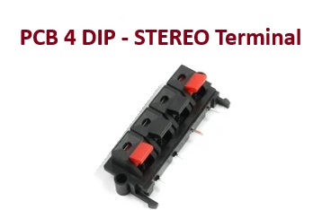 2-Way Speaker Terminal Recessed , ترمینال بلندگو 2 سیمه سایز 20 در 45 میلیمتر